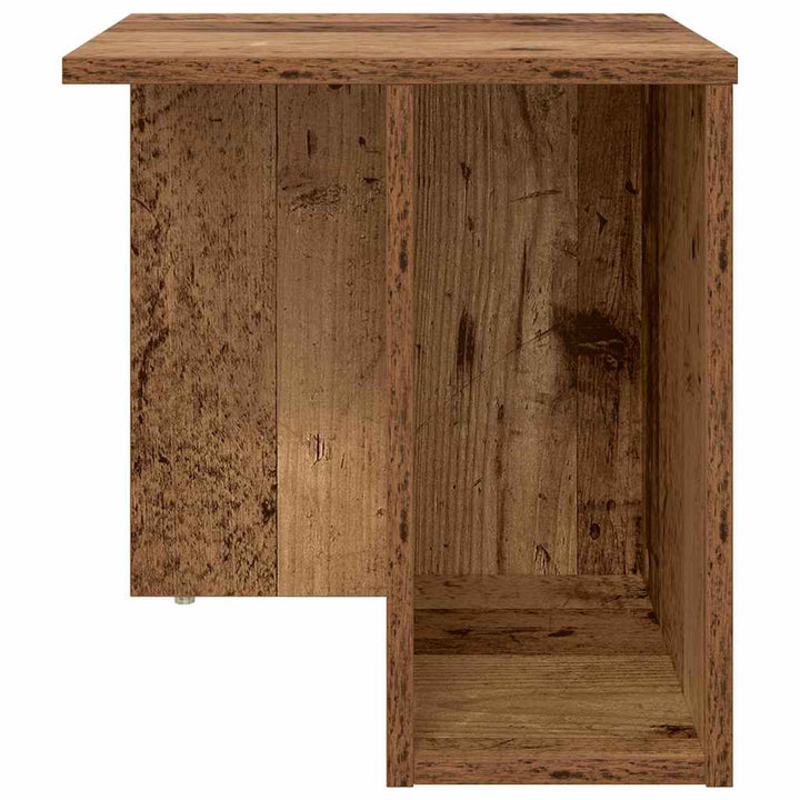 Endebord Gammelt træ 37 x 32 x 40 cm Konstrueret træ