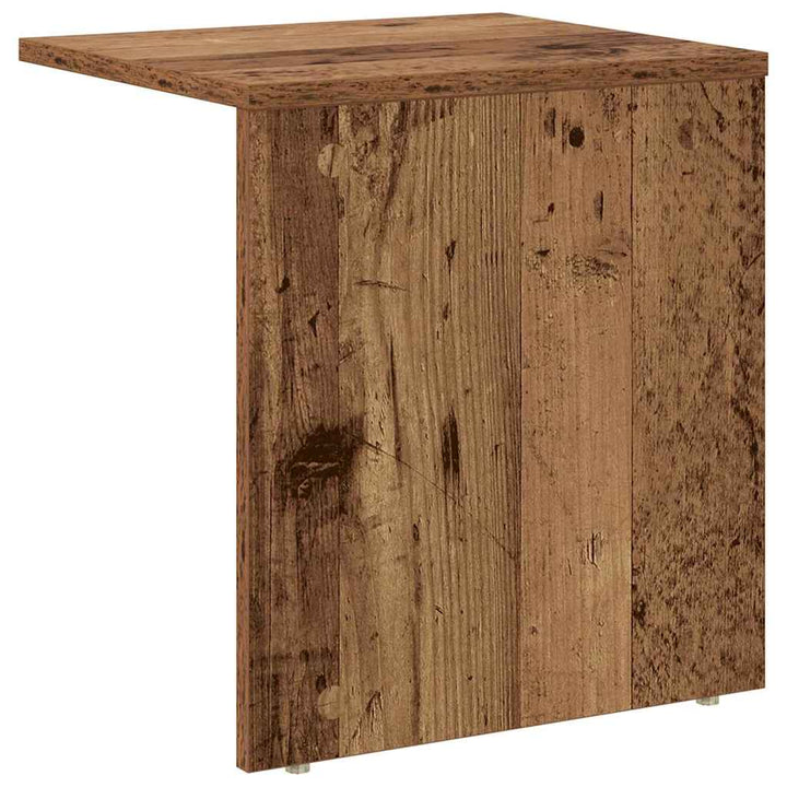 Endebord 2 pcs Gammelt træ 37 x 32 x 40 cm Konstrueret træ