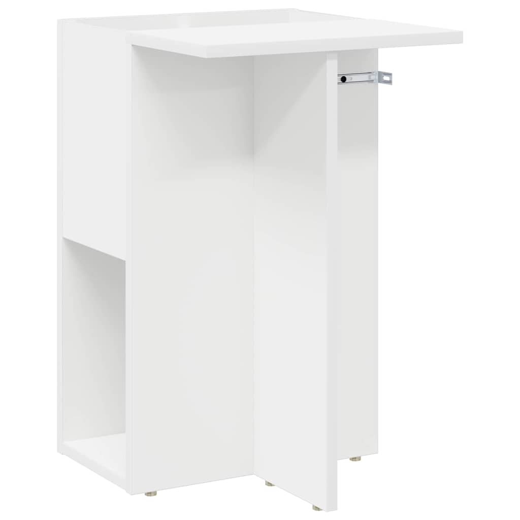Endebord Hvid 35 x 40 x 55 cm Konstrueret træ