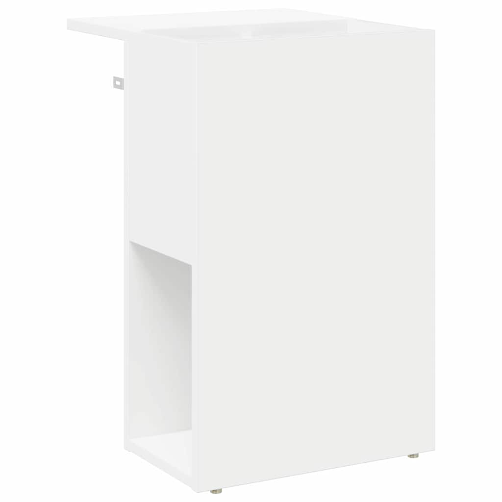 Endebord Hvid 35 x 40 x 55 cm Konstrueret træ