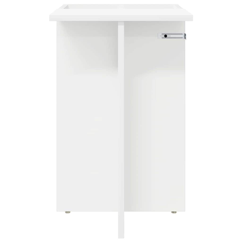 Endebord Hvid 35 x 40 x 55 cm Konstrueret træ