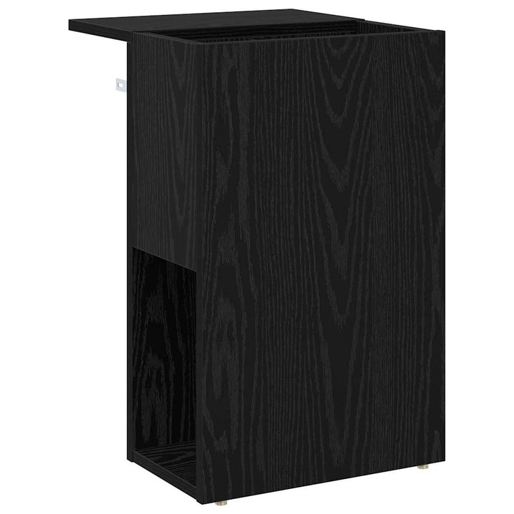 Endebord Sort eg 35 x 40 x 55 cm Konstrueret træ