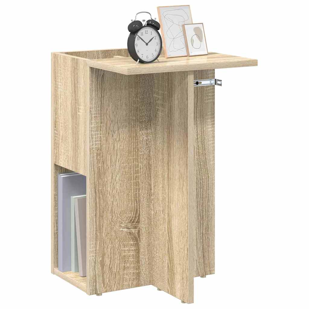 Endebord Sonoma eg 35 x 40 x 55 cm Konstrueret træ