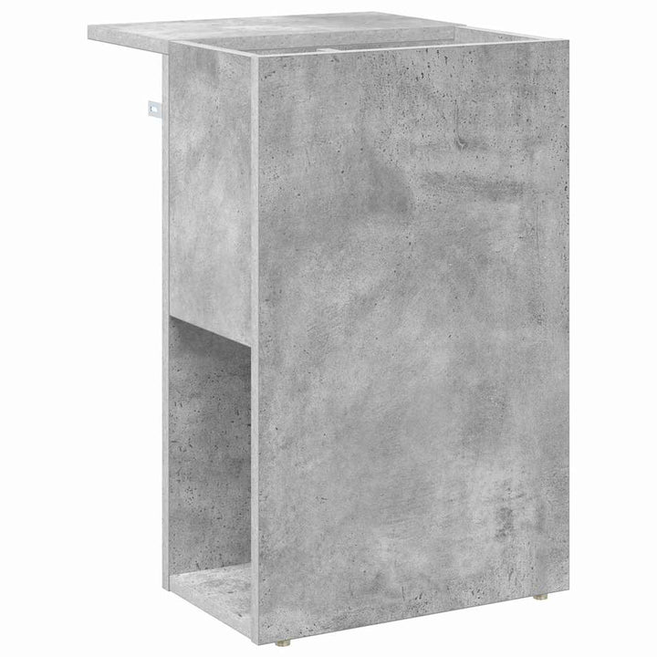Endebord Beton Grå 35 x 40 x 55 cm Konstrueret træ