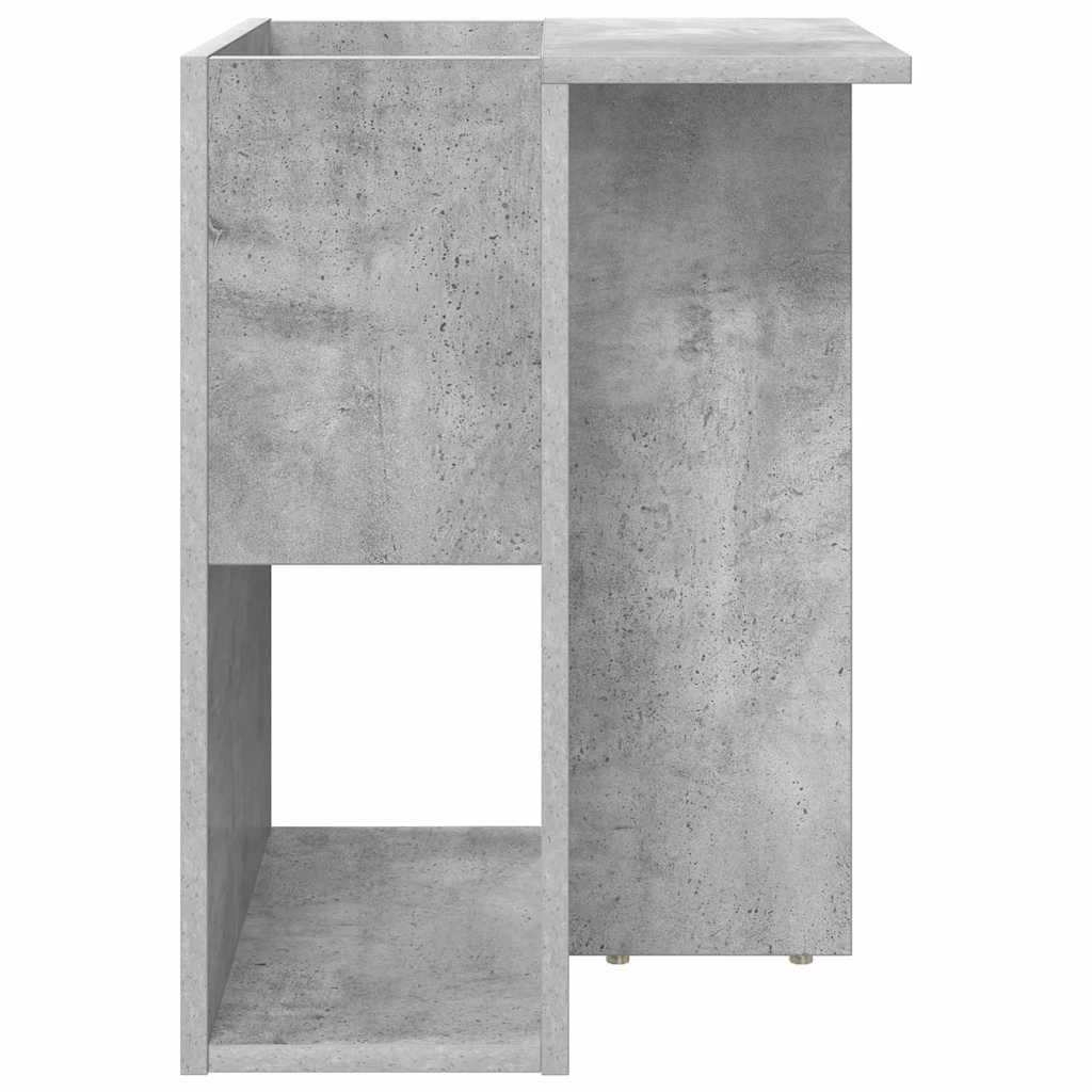 Endebord Beton Grå 35 x 40 x 55 cm Konstrueret træ