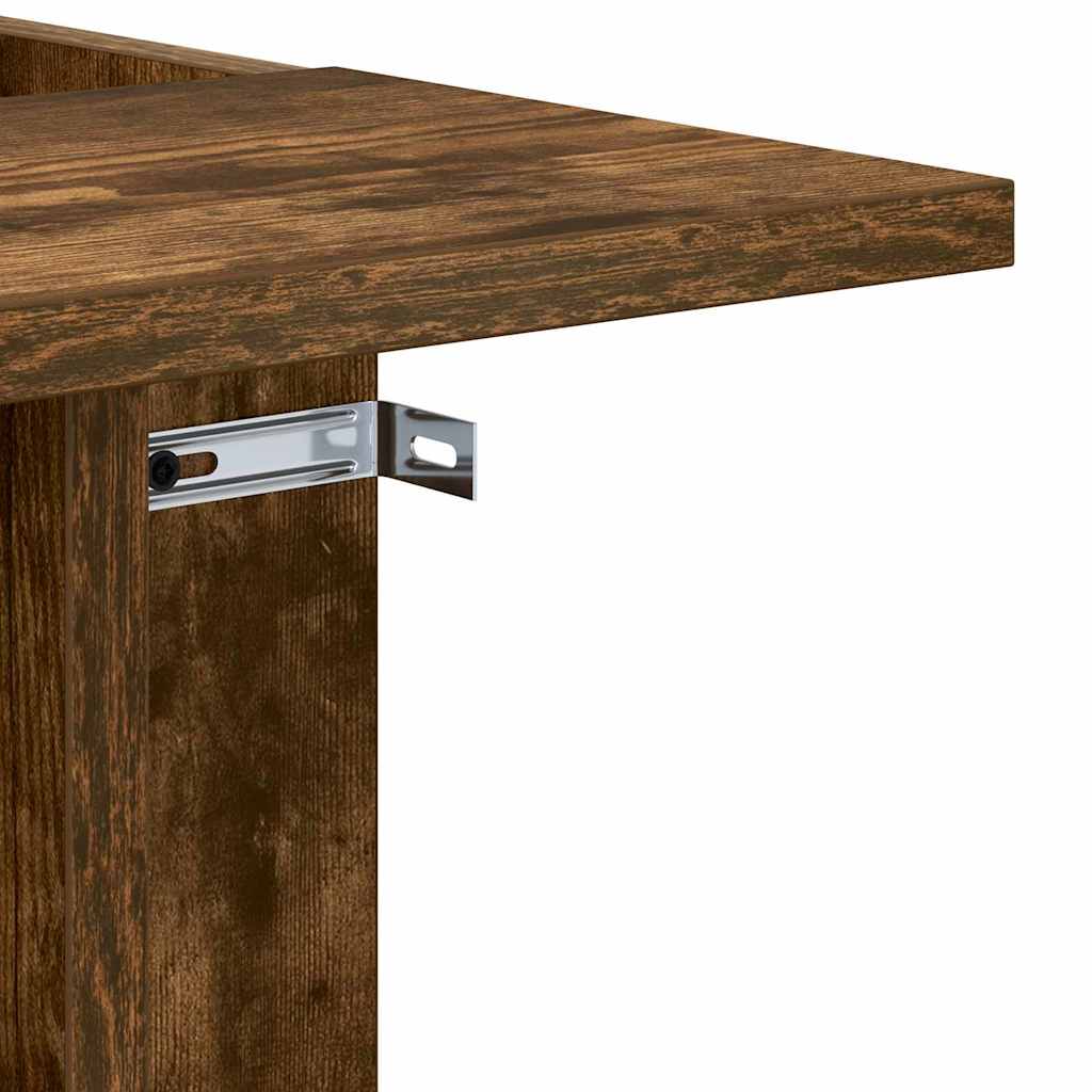 Endebord Røget eg 35 x 40 x 55 cm Konstrueret træ