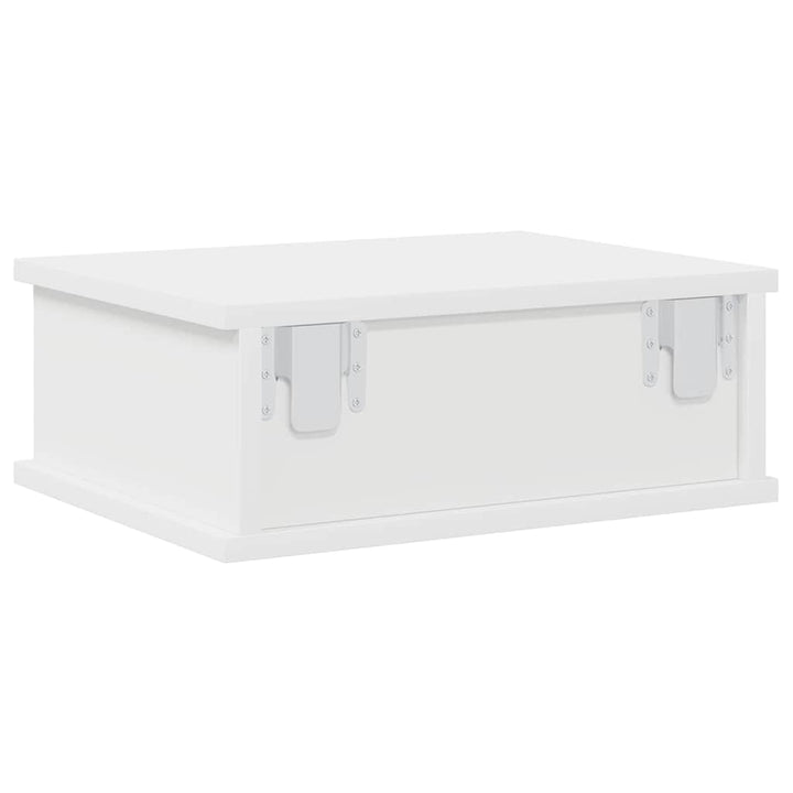 Sengebord 2 pcs Hvid 40 x 31 x 15 cm Konstrueret træ