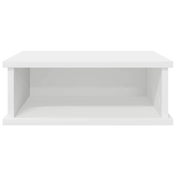 Sengebord 2 stk. Hvid 40 x 31 x 15 cm Konstrueret træ