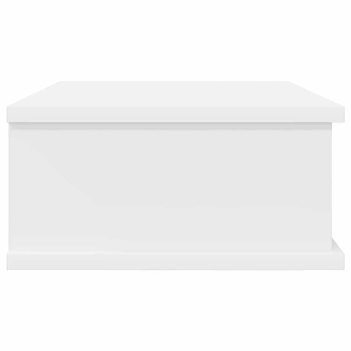 Sengebord 2 stk. Hvid 40 x 31 x 15 cm Konstrueret træ