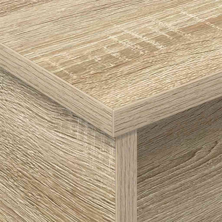 Sengebord 2 stk. Sonoma eg 40 x 31 x 15 cm Konstrueret træ