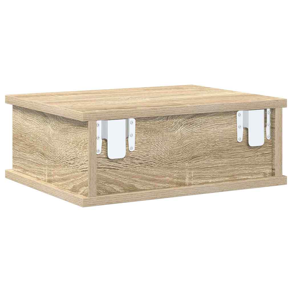 Sengebord 2 stk. Sonoma eg 40 x 31 x 15 cm Konstrueret træ