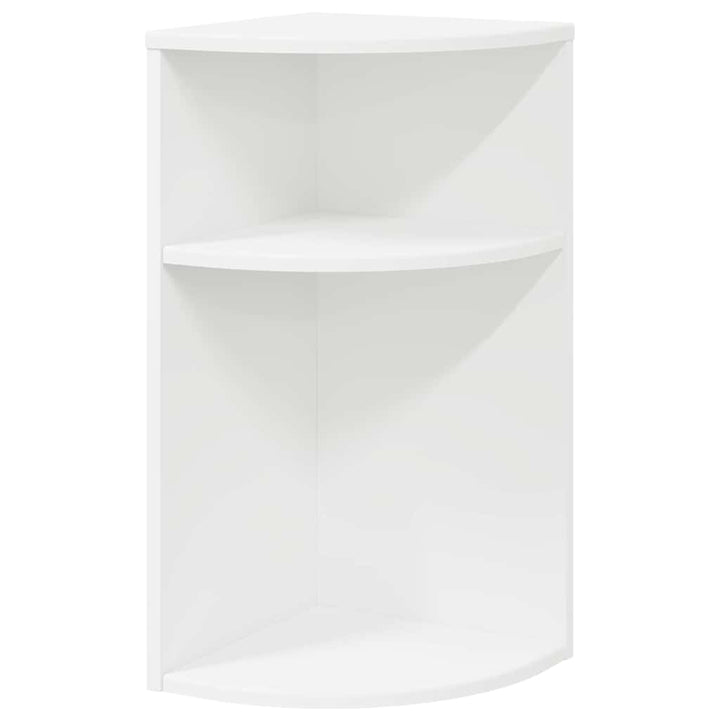Endebord Hvid 29,6 x 29,6 x 60 cm Konstrueret træ