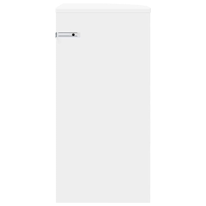 Endebord Hvid 29,6 x 29,6 x 60 cm Konstrueret træ