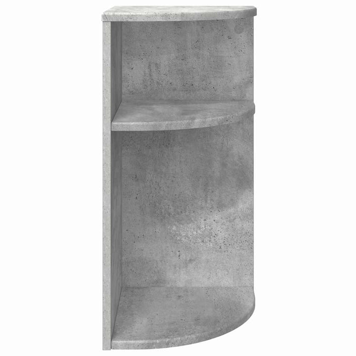 Endebord Beton Grå 29,6 x 29,6 x 60 cm Konstrueret træ