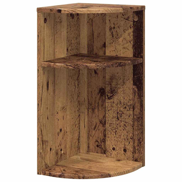 Endebord Gammelt træ 29,6 x 29,6 x 60 cm Konstrueret træ