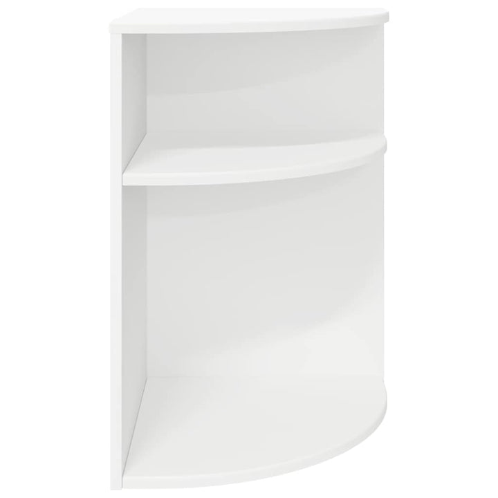 Endebord Hvid 39,7 x 39,7 x 60 cm Konstrueret træ