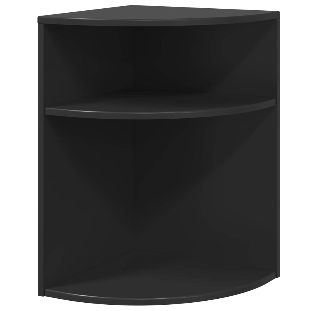 Endebord Sort 39,7 x 39,7 x 60 cm Konstrueret træ