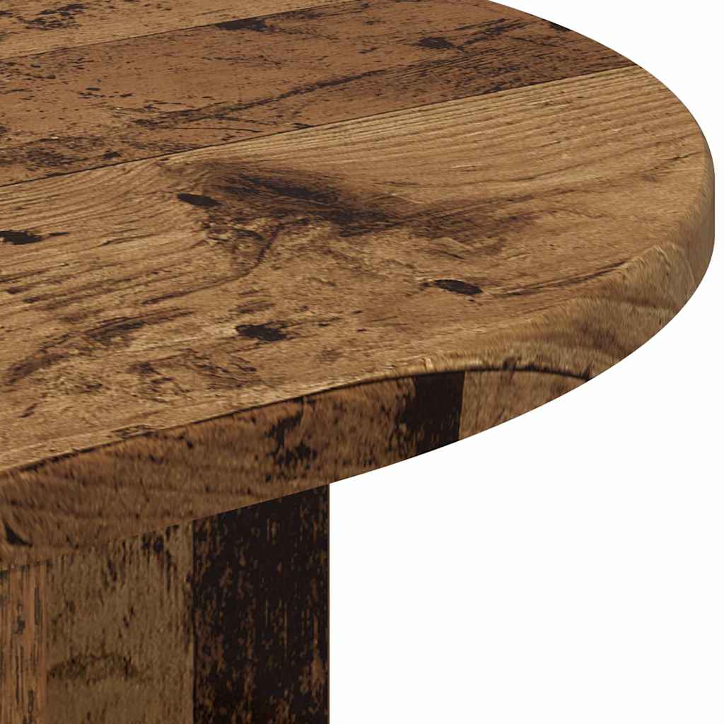 Endebord Gammelt træ 39,7 x 39,7 x 60 cm Konstrueret træ
