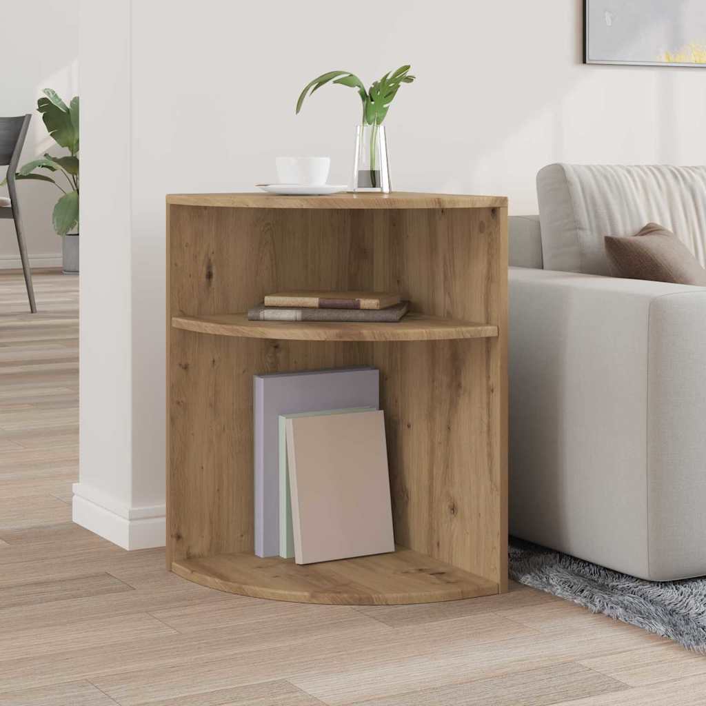 Endebord Artisan Egetræ 39,7 x 39,7 x 60 cm Konstrueret træ