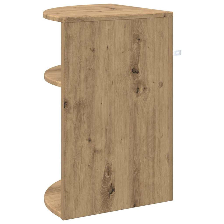 Endebord Artisan Egetræ 39,7 x 39,7 x 60 cm Konstrueret træ
