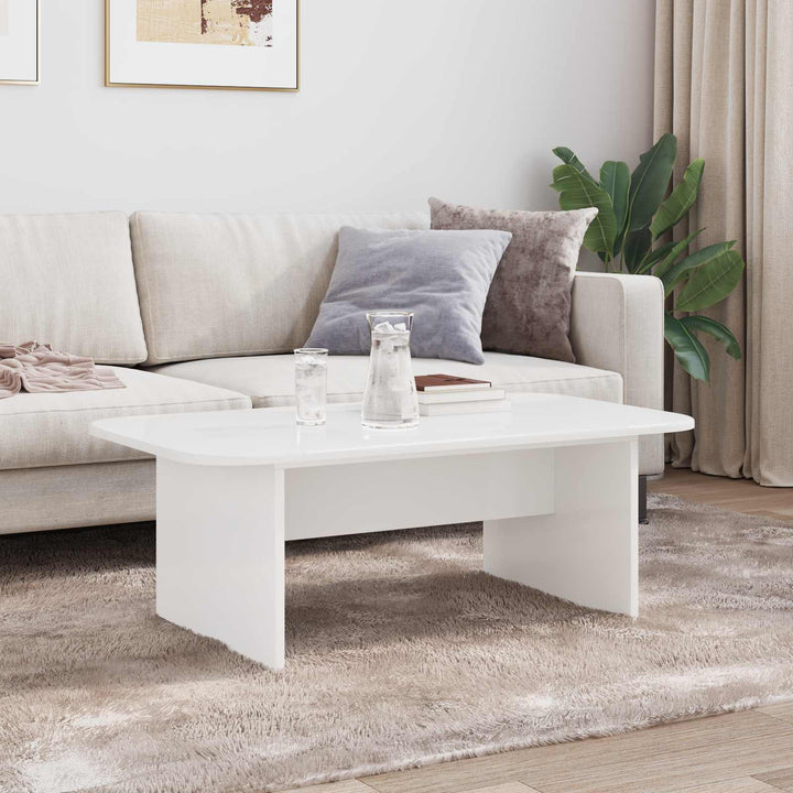 Sofabord Hvid 93 x 53 x 33 cm Konstrueret træ