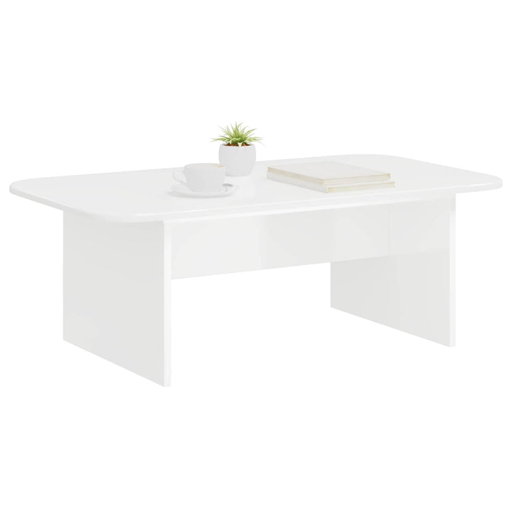 Sofabord Hvid 93 x 53 x 33 cm Konstrueret træ