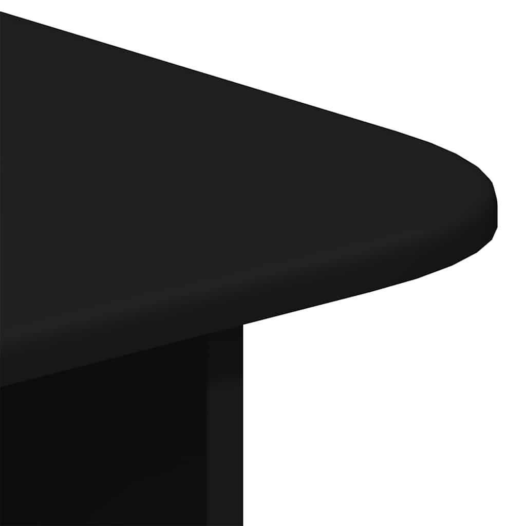 Sofabord Sort 93 x 53 x 33 cm Konstrueret træ
