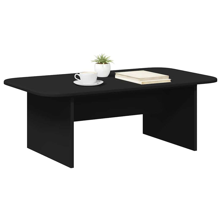 Sofabord Sort 93 x 53 x 33 cm Konstrueret træ