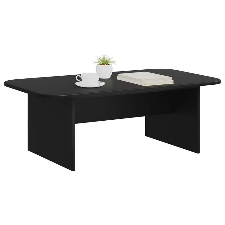 Sofabord Sort 93 x 53 x 33 cm Konstrueret træ