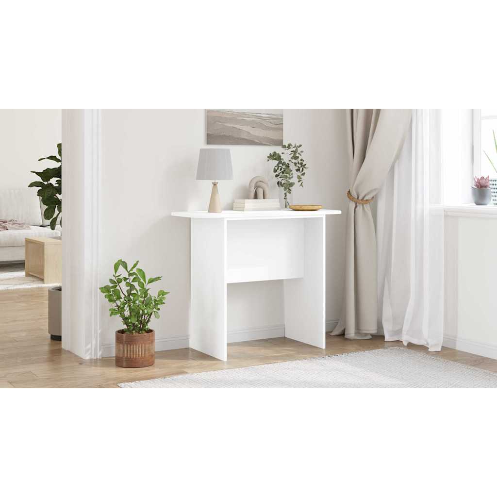 Konsolbord Hvid 93 x 40 x 75 cm Konstrueret træ