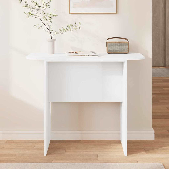 Konsolbord Hvid 93 x 40 x 75 cm Konstrueret træ