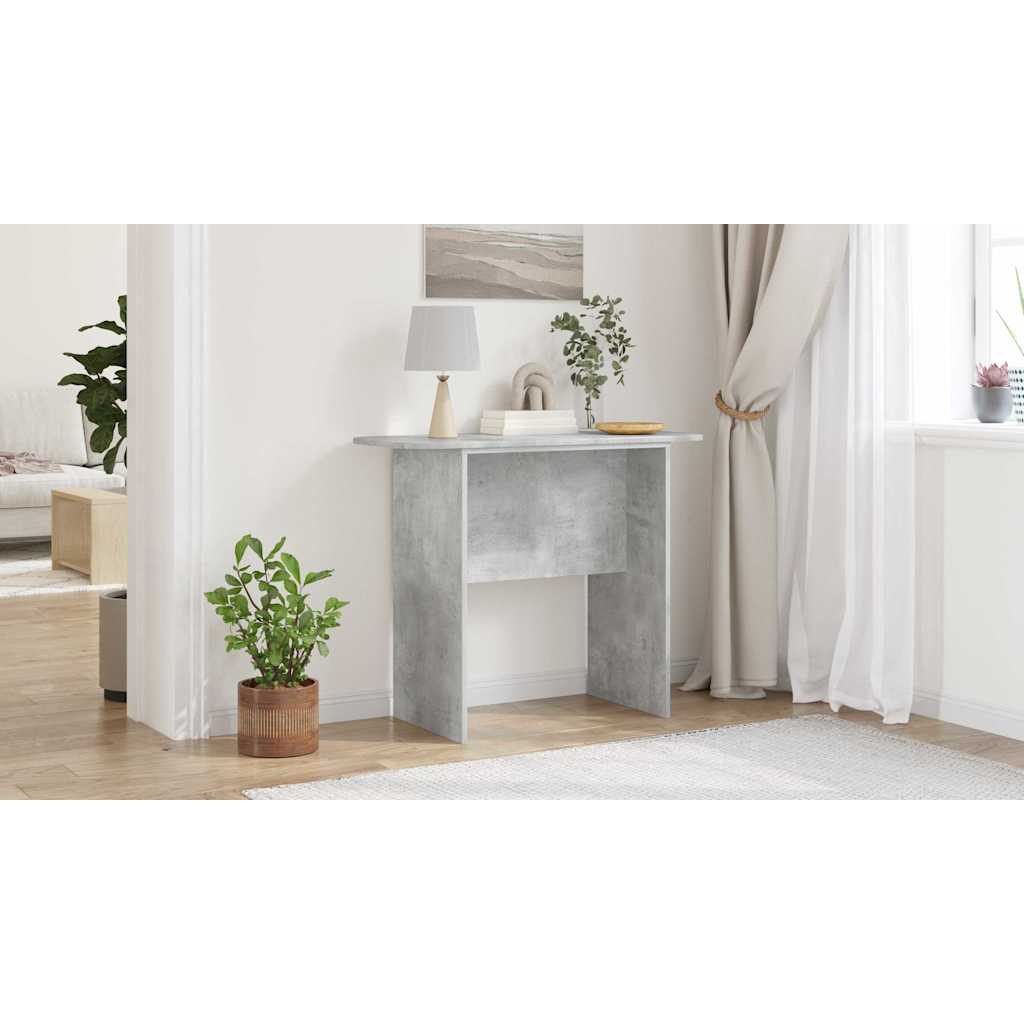 Konsolbord Beton Grå 93 x 40 x 75 cm Konstrueret træ