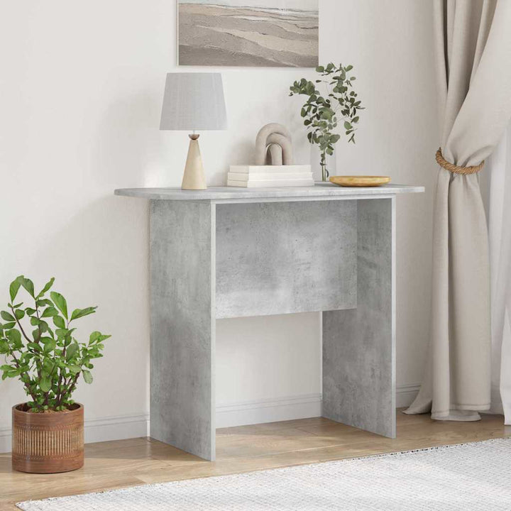 Konsolbord Beton Grå 93 x 40 x 75 cm Konstrueret træ