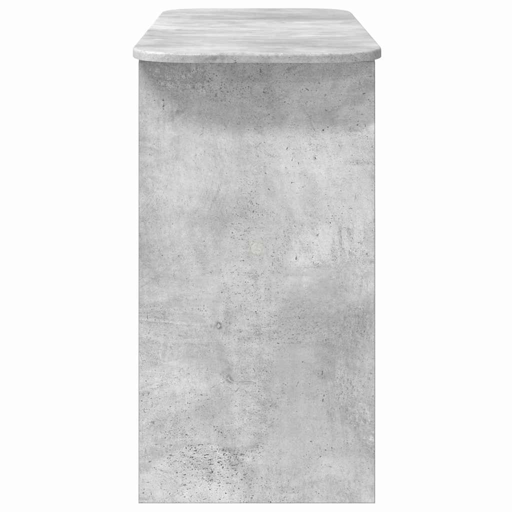 Konsolbord Beton Grå 93 x 40 x 75 cm Konstrueret træ