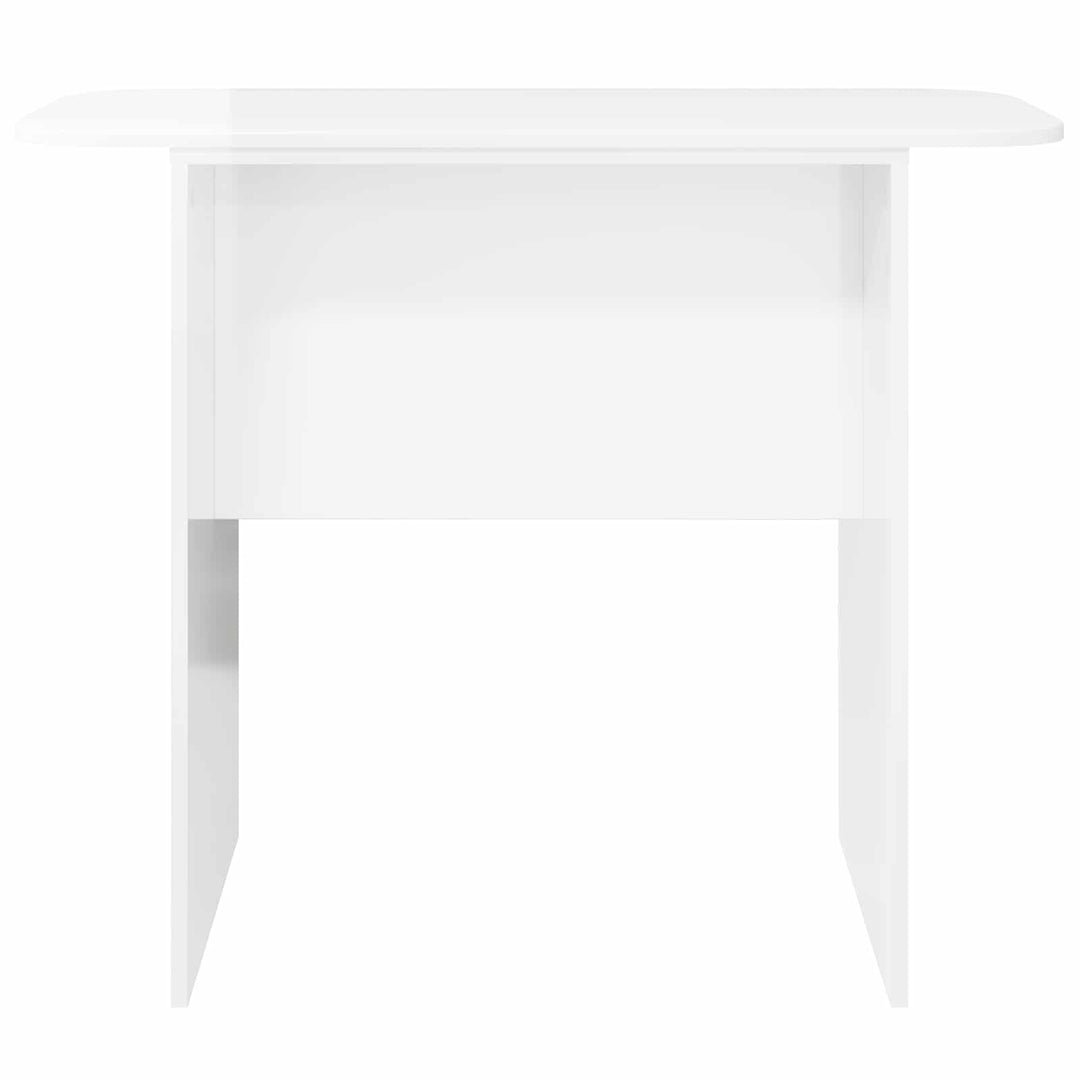 Konsolbord Høj gloss hvid 93 x 40 x 75 cm Konstrueret træ