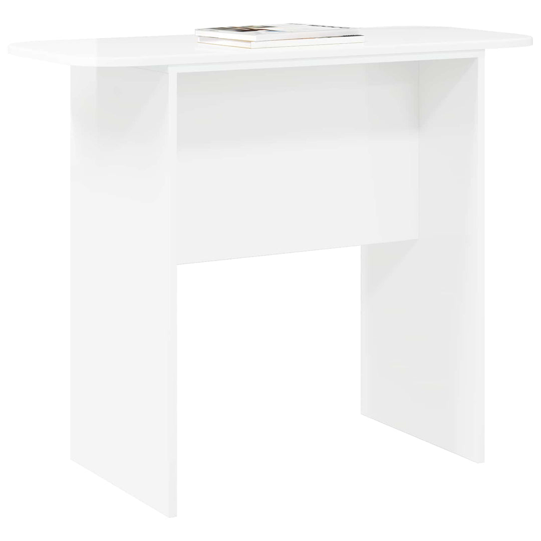 Konsolbord Høj gloss hvid 93 x 40 x 75 cm Konstrueret træ