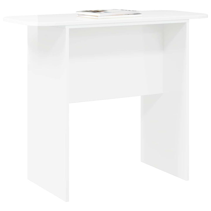 Konsolbord Høj gloss hvid 93 x 40 x 75 cm Konstrueret træ