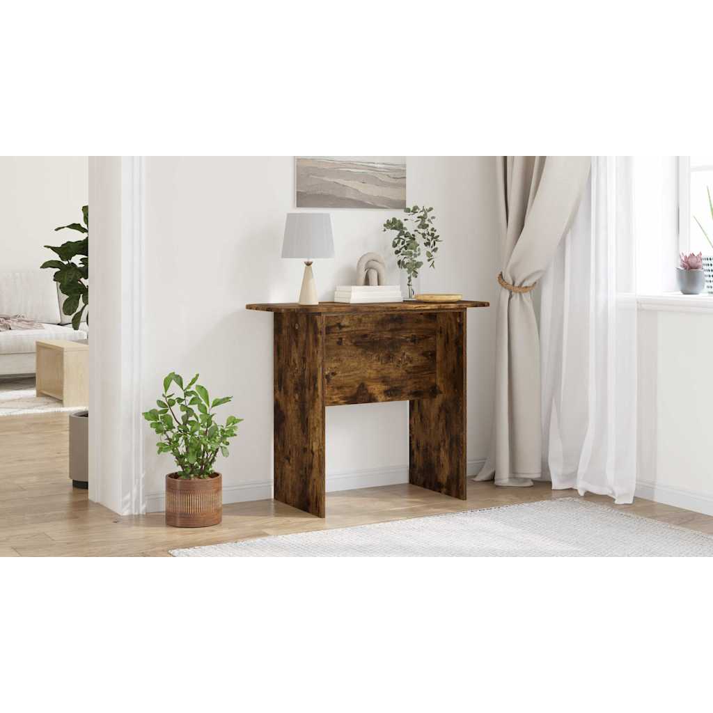 Konsolbord Røget eg 93 x 40 x 75 cm Konstrueret træ