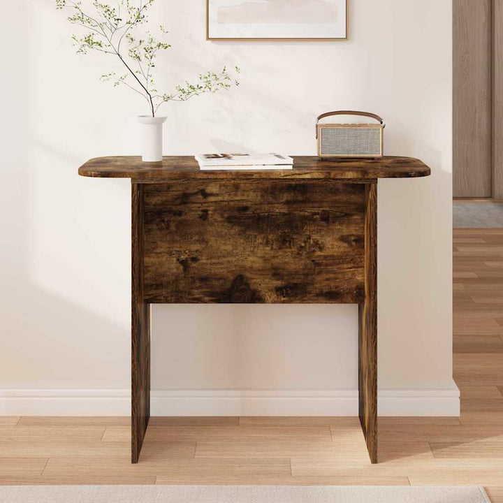Konsolbord Røget eg 93 x 40 x 75 cm Konstrueret træ