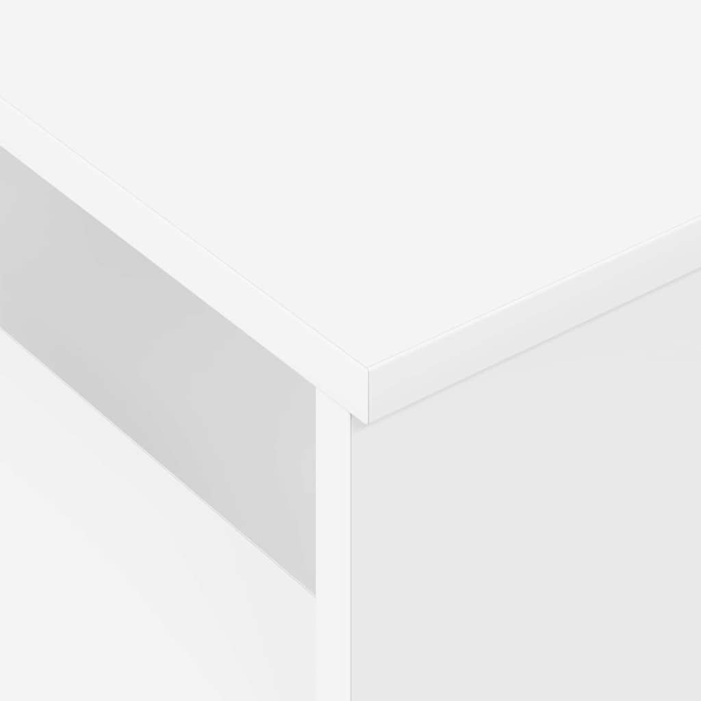 Konsolbord Hvid 91,5 x 35 x 38,5 cm Konstrueret træ