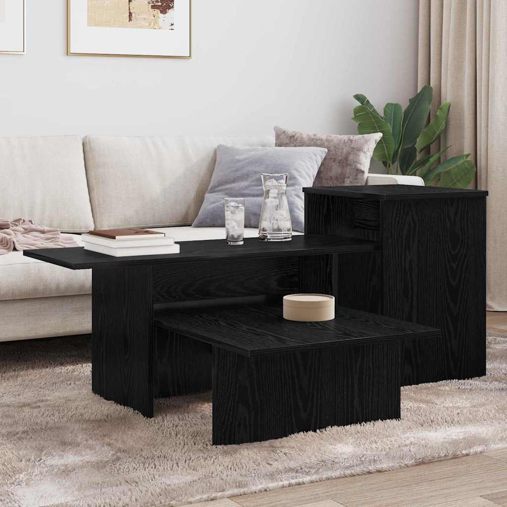 Konsolbord Sort eg 91,5 x 35 x 38,5 cm Konstrueret træ
