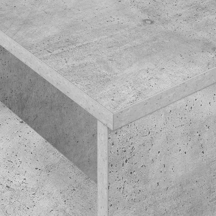 Konsolbord Beton Grå 91,5 x 35 x 38,5 cm Konstrueret træ