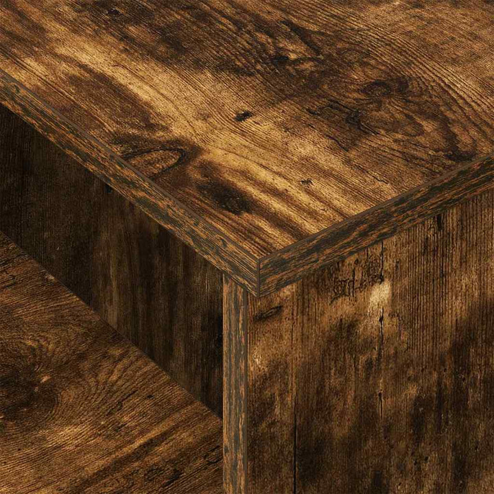 Konsolbord Røget eg 91,5 x 35 x 38,5 cm Konstrueret træ