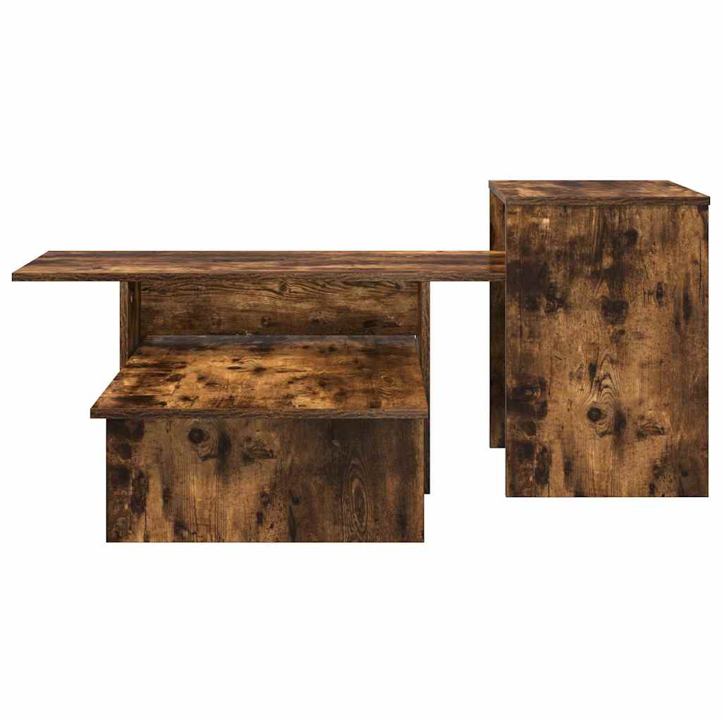 Konsolbord Røget eg 91,5 x 35 x 38,5 cm Konstrueret træ