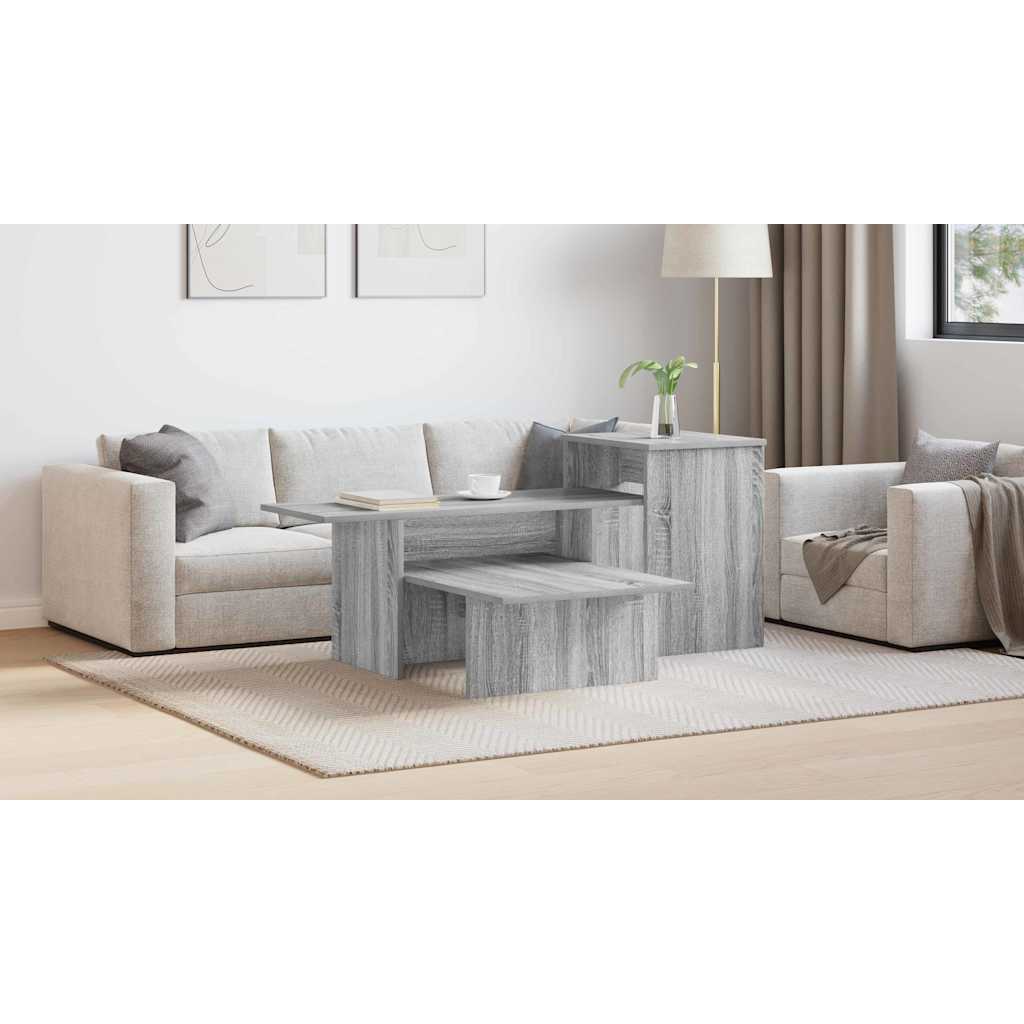 Konsolbord Grå Sonoma 91,5 x 35 x 38,5 cm Konstrueret træ