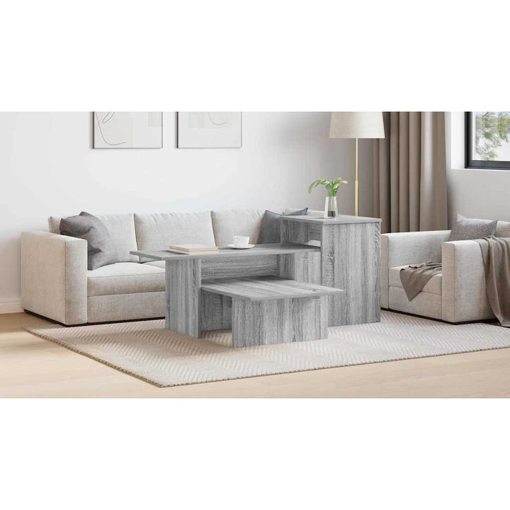 Konsolbord Grå Sonoma 91,5 x 35 x 38,5 cm Konstrueret træ