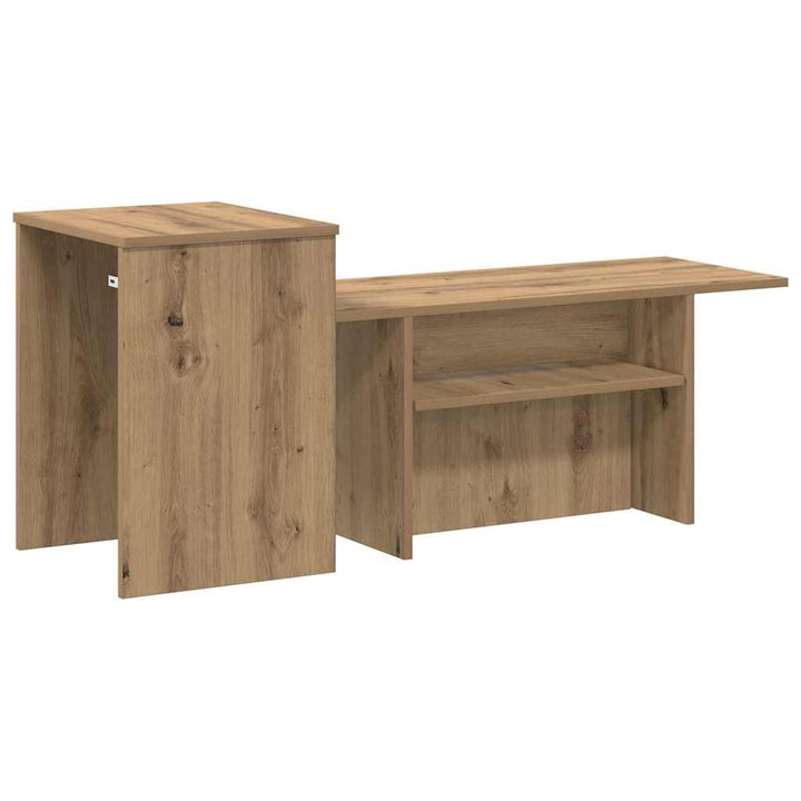 Konsolbord Artisan Egetræ 91,5 x 35 x 38,5 cm Konstrueret træ