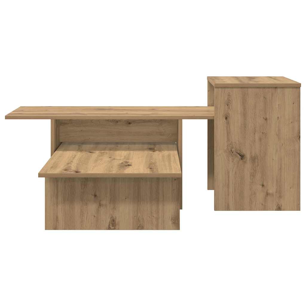 Konsolbord Artisan Egetræ 91,5 x 35 x 38,5 cm Konstrueret træ