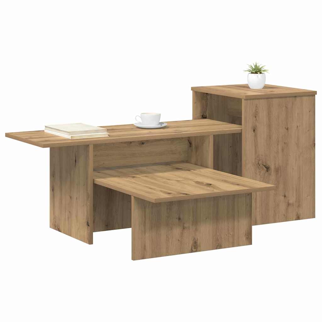Konsolbord Artisan Egetræ 91,5 x 35 x 38,5 cm Konstrueret træ