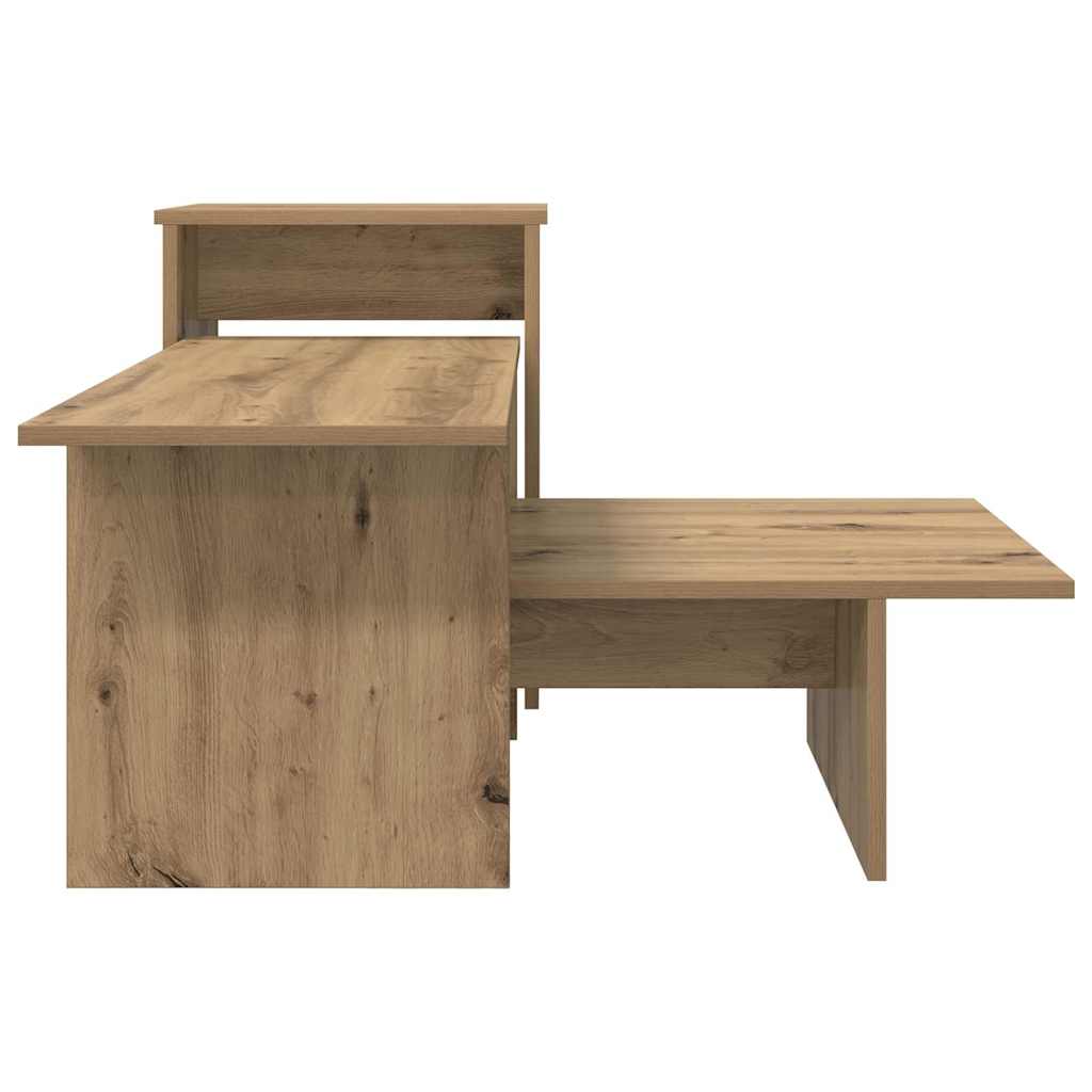 Konsolbord Artisan Egetræ 91,5 x 35 x 38,5 cm Konstrueret træ